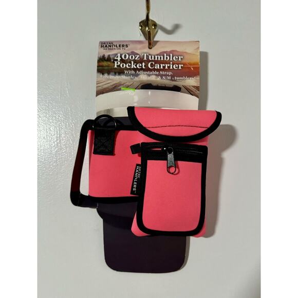 Carrier Bag with Phone Pocket & Strap for Stanley 40 oz Tumbler with Handle - Picture 1 of 2